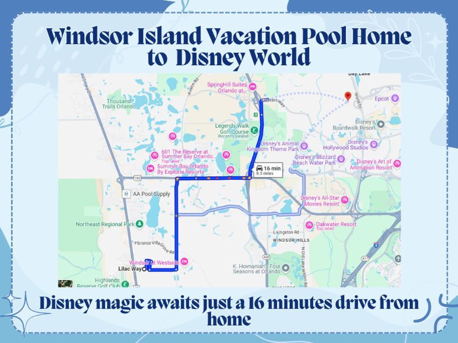 Windsor Island Vacation Pool Home Davenport Eksteriør billede