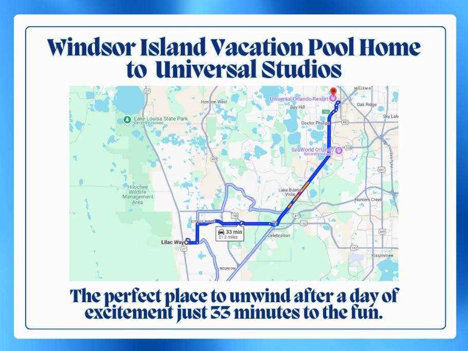 Windsor Island Vacation Pool Home Davenport Eksteriør billede
